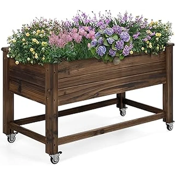 Oiprtgfj Elevated Planter Children Vegetables