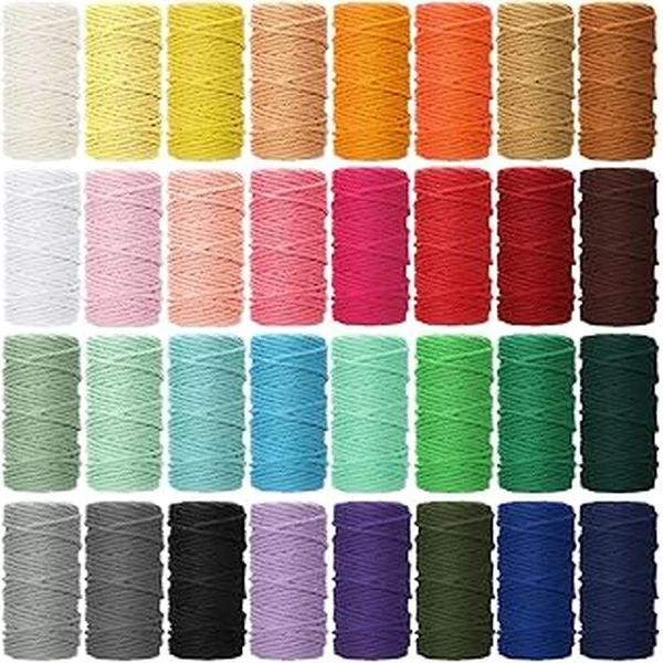 Macrame Colorful Knitting Wrapping Supplies