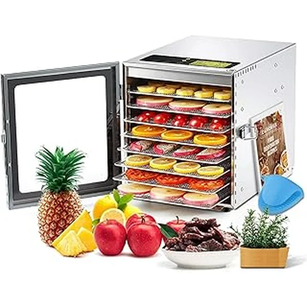 Cercker Food Dehydrator Stainless Dehydrator Temperature
