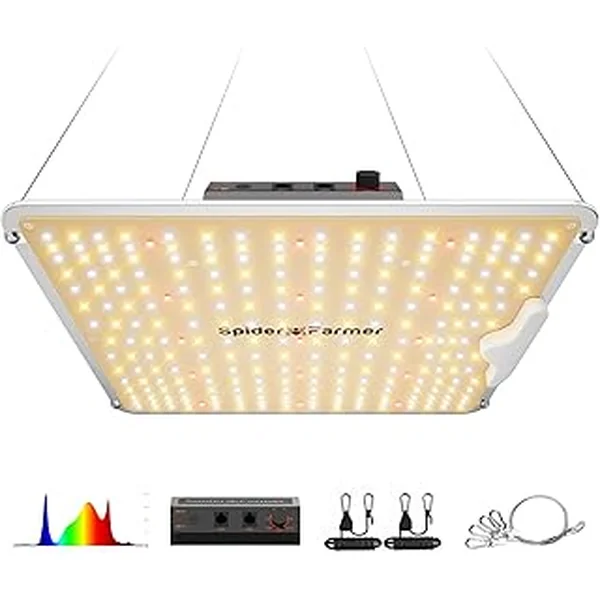 Kingled KP2000 LED Grow Light, Full Spectrum Grow Lights with Veg Bloom Mode, High PPDF for 3x3 Ft Coverage, Indoor Hydroponic Grow Tent Light for Seedling to Flowering