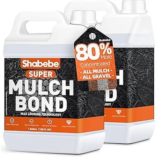 Shabebe Mulch Glue Landscaping Weather Resistant