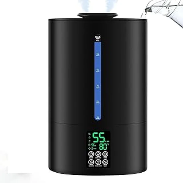 Coolfiqu Humidifiers Humidifier Adjustable 360%c2%b0nozzle Black