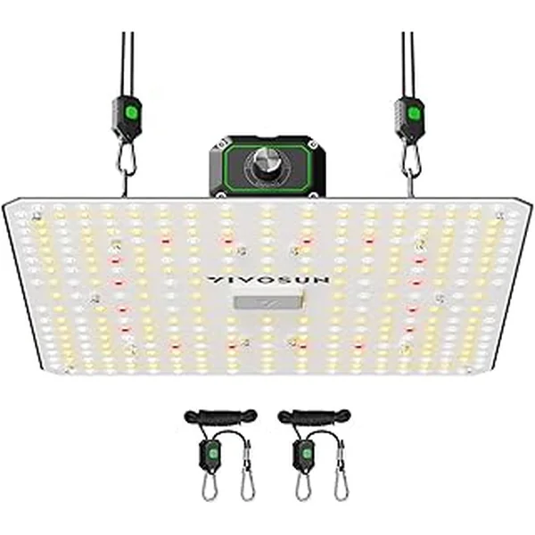 VIVOSUN LumaLight 100W LED Grow Light, Full Spectrum Plant Light, Smart Dimmable & High PPFD for Indoor Plants Seedling Vegetables Bloom, Fits 2×2/2×4 Grow Tents