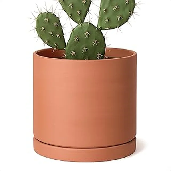 Medium Terracotta Drainage Cylinder Planter