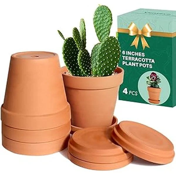 Vensovo Inch Clay Plant Saucer